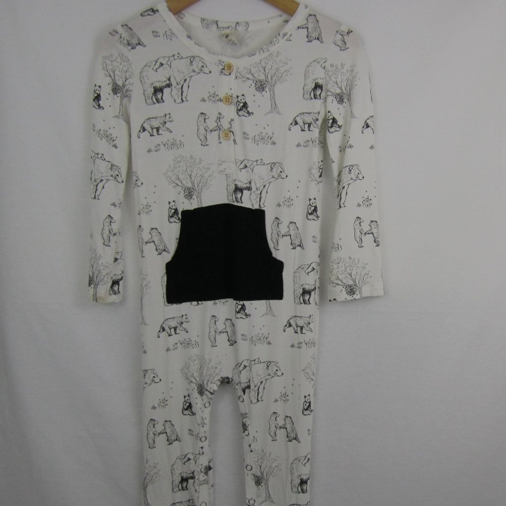 Kate Quinn Bamboo Romper Bear Family size 18-24 months